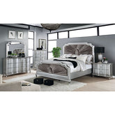 Aalok Bed Model Cm7864-Queen Bed By Furniture Of America