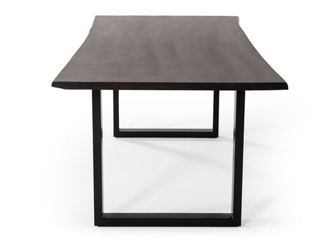 Modrest Leon Modern Umber Wood Live Edge Dining Table Model VGWH181120310