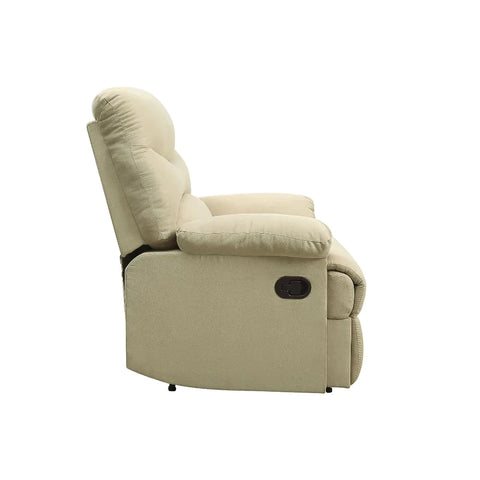 Arcadia Beige Microfiber Recliner Model 626 By ACME Furniture
