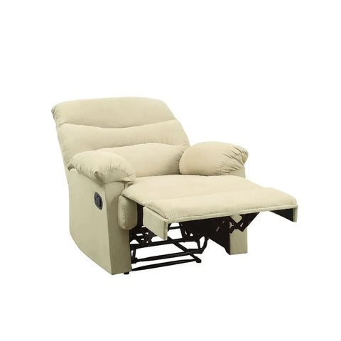 Arcadia Beige Microfiber Recliner Model 626 By ACME Furniture