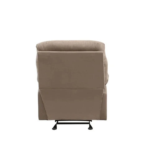 Arcadia Light Brown Microfiber Glider Recliner Model 634 By ACME Furniture