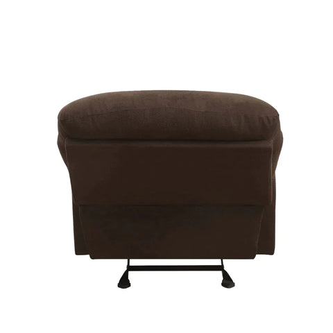 Arcadia Chocolate Microfiber Recliner Model 00632W By ACME Furniture