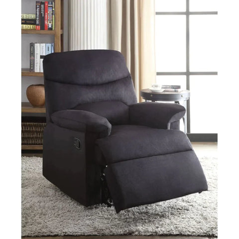 Arcadia Black Woven Fabric Recliner Model 701 By ACME Furniture