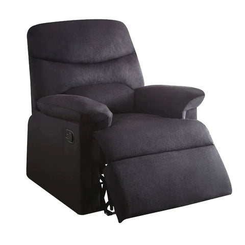 Arcadia Black Woven Fabric Recliner Model 701 By ACME Furniture