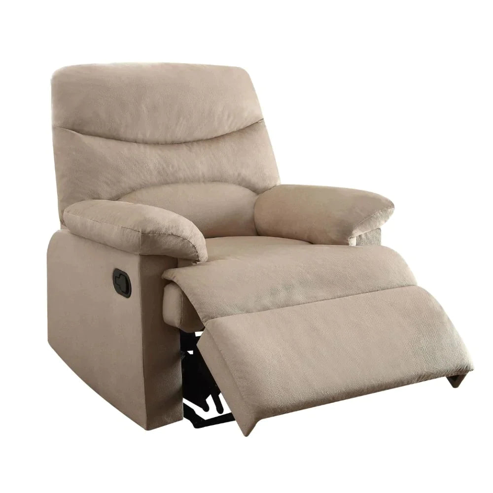 Arcadia Beige Woven Fabric Recliner Model 702 By ACME Furniture