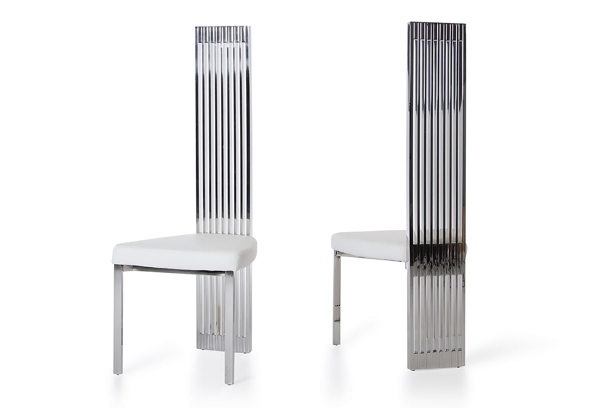 Modrest Elise Modern White Leatherette Dining Chair By VIG Furniture