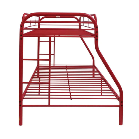 Tritan Red Twin/Full Bunk Bed Model 02053RD By ACME Furniture