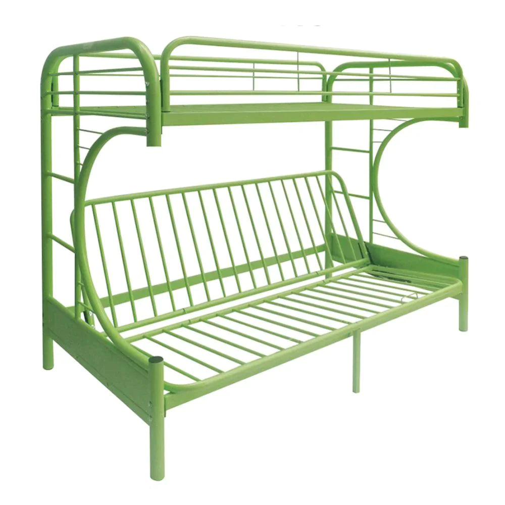 Eclipse Green Twin/Full/Futon Bunk Bed Model 02091W-GR By ACME Furniture