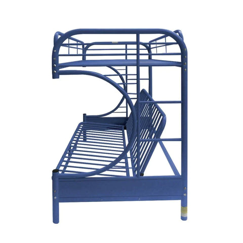 Eclipse Blue Twin XL/Queen/Futon Bunk Bed Model 02093BU By ACME Furniture