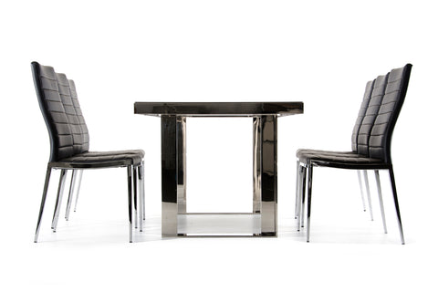 Modrest Courtland Modern Stainless Steel Dining Table Model VGHB212T