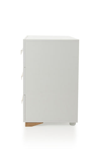 Nova Domus Juliet Italian Modern White & Rosegold Dresser Model VGACJULIET-DSR