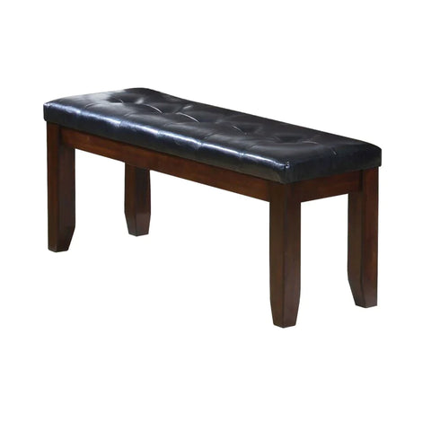 Urbana Black PU & Cherry Bench Model 4625 By ACME Furniture