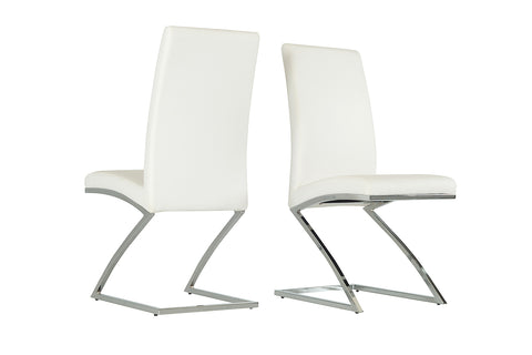 Angora Modern White Dining Chair (Set of 2) By VIG Furniture