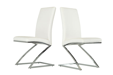 Angora Modern White Dining Chair (Set of 2) By VIG Furniture