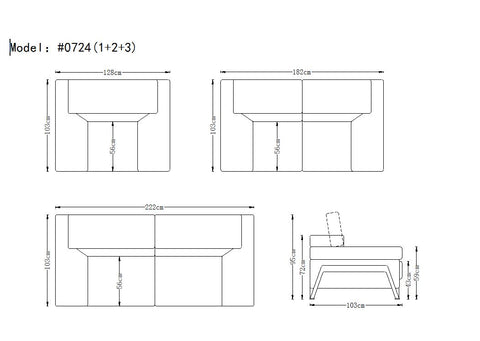 Divani Casa Encore Modern Grey Leather Chair Model VG2T0724-CHR-GRY