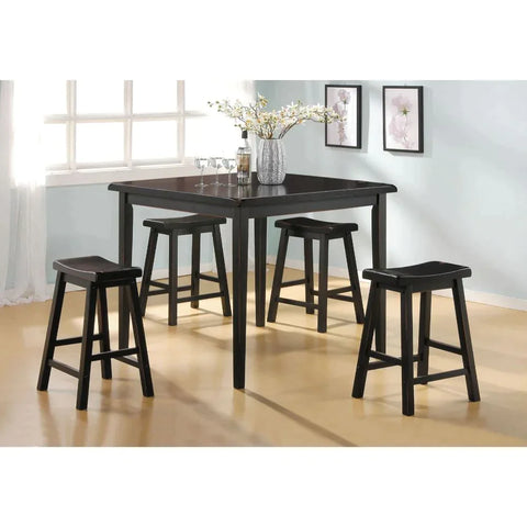 Gaucho Black Counter Height Set Model 7288 By ACME Furniture