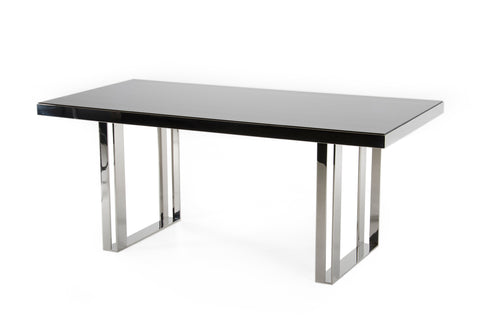 Modrest Courtland Modern Stainless Steel Dining Table Model VGHB212T