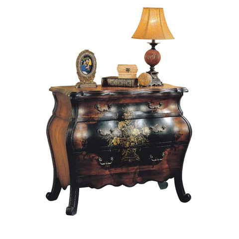 Roma Oak & Antique Black Chest Model 9205 By ACME Furniture