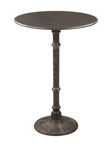 Coaster Danbury Round Bar Table Dark Russet and Antique Bronze Model 100064