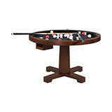 Coaster Marietta Round Wooden Game Table Tobacco Model 100171