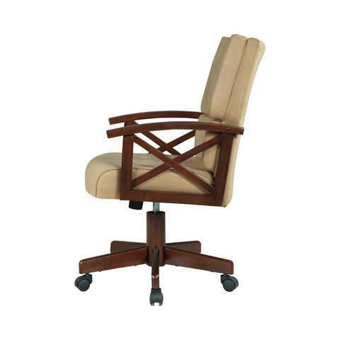 Coaster Marietta Upholstered Game Chair Tobacco and Tan Model 100172