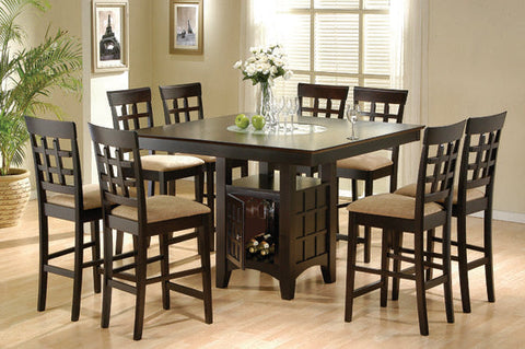 Coaster Clanton Upholstered Counter Height Stools Cappuccino and Tan (Set of 2) Model 100209