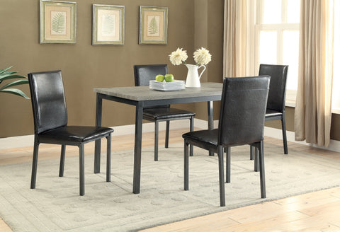 Coaster Garza Rectangular Dining Table Black Model 100611