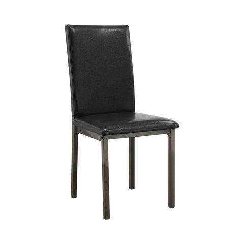 Coaster Garza Upholstered Dining Chairs Black (Set of 2) Model 100612