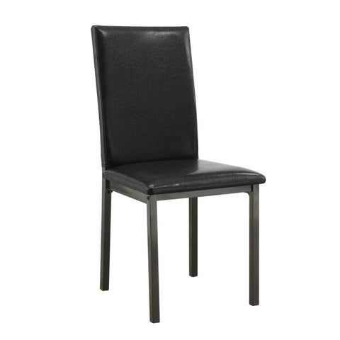 Coaster Garza Upholstered Dining Chairs Black (Set of 2) Model 100612