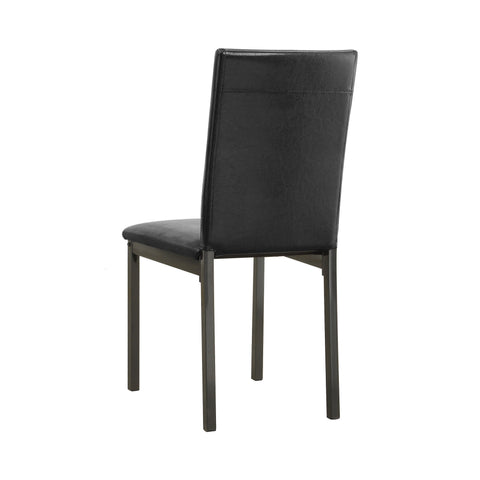 Coaster Garza Upholstered Dining Chairs Black (Set of 2) Model 100612