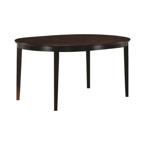Coaster Gabriel Oval Dining Table Cappuccino Model 100770