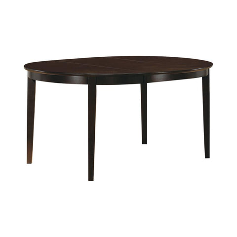 Coaster Gabriel Oval Dining Table Cappuccino Model 100770