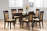 Coaster Gabriel Oval Dining Table Cappuccino Model 100770
