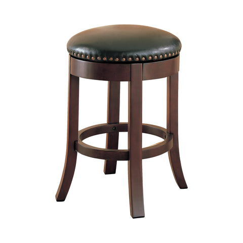 Coaster Aboushi Swivel Counter Height Stools with Upholstered Seat Brown (Set of 2) Model 101059