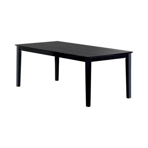 Coaster Louise Rectangular Dining Table with Extension Leaf Black Model 101561
