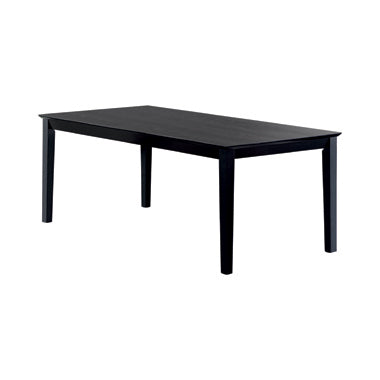 Coaster Louise Rectangular Dining Table with Extension Leaf Black Model 101561