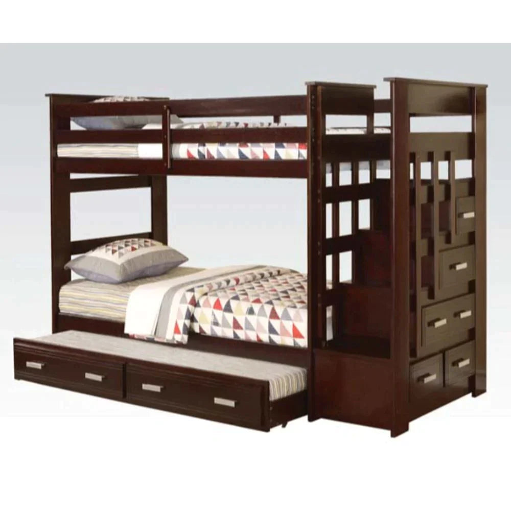 Allentown Espresso Twin/Twin Bunk Bed & Trundle Model 10170W By ACME Furniture