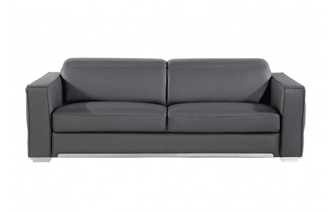 1120 DivanItalia Dark Gray Sofa – Top Grain Italian LeatherModel:  1120-DK-GREY-S