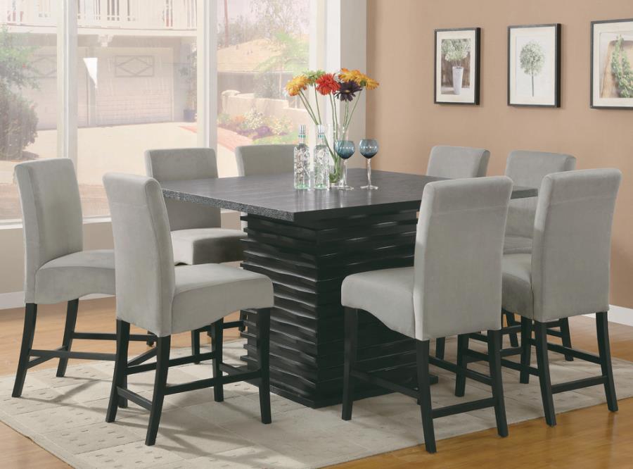 Coaster 9 PC SET (TBL+8STOOL) Model 102068-S9