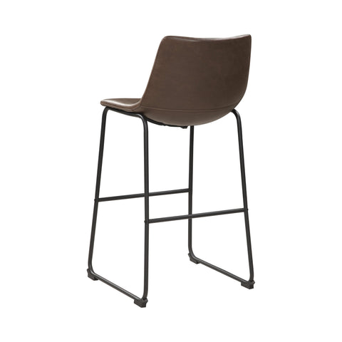 Coaster Michelle Armless Bar Stools Two-tone Brown and Black (Set of 2) Model 102536
