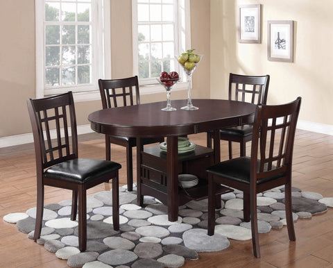 Coaster Lavon Dining Table with Storage Espresso Model 102671