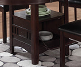Coaster Lavon Dining Table with Storage Espresso Model 102671