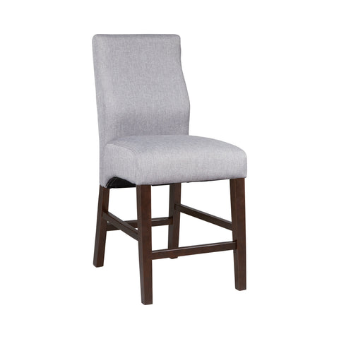 Coaster Mulberry Upholstered Counter Height Stools Grey and Cappuccino (Set of 2) Model 102855