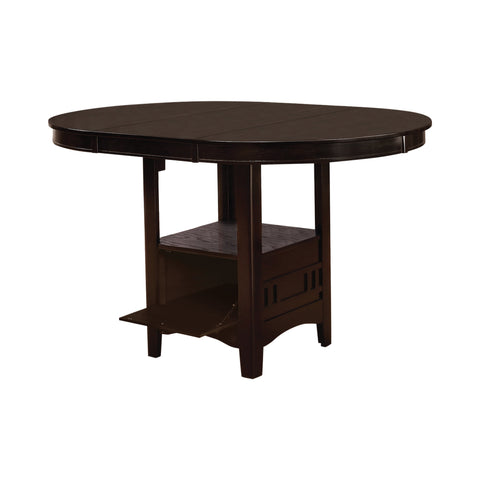 Coaster Lavon Oval Counter Height Table Espresso Model 102888