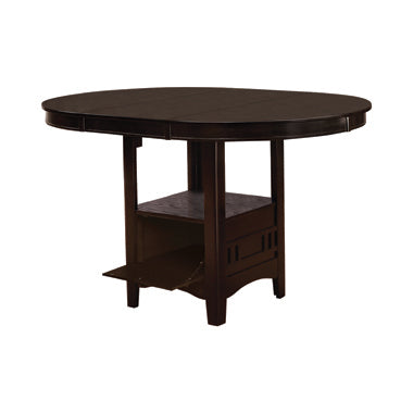 Coaster Lavon Oval Counter Height Table Espresso Model 102888