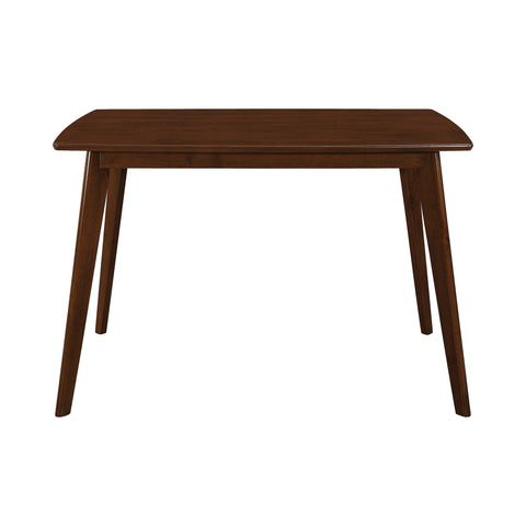 Coaster Kersey Dining Table with Angled Legs Chestnut Model 103061