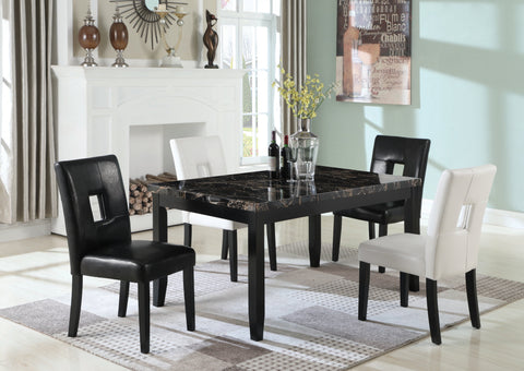 Coaster Shannon Open Back Upholstered Dining Chairs Black (Set of 2) Model 103612BLK