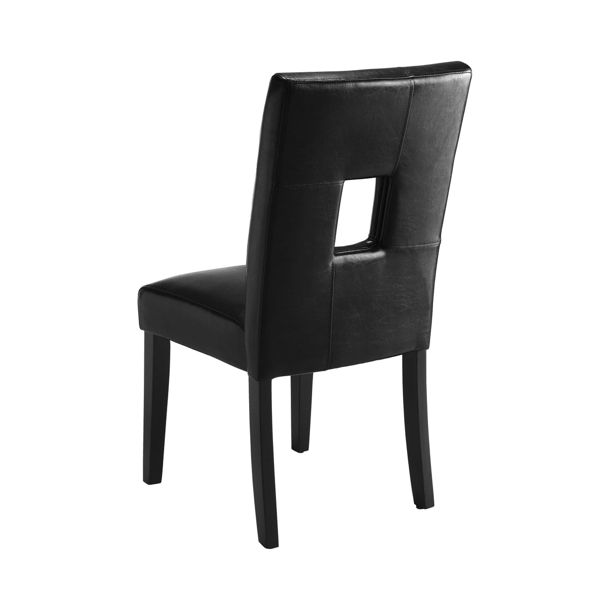 Coaster Shannon Open Back Upholstered Dining Chairs Black (Set of 2) Model 103612BLK