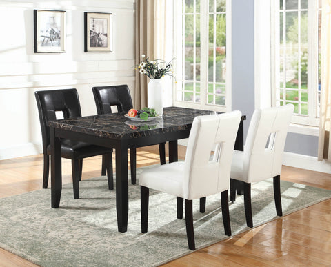 Coaster Shannon Open Back Upholstered Dining Chairs Black (Set of 2) Model 103612BLK