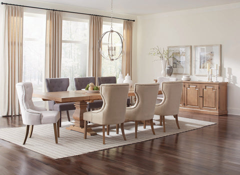 Coaster Baney Tufted Upholstered Dining Chair Beige Model 104507